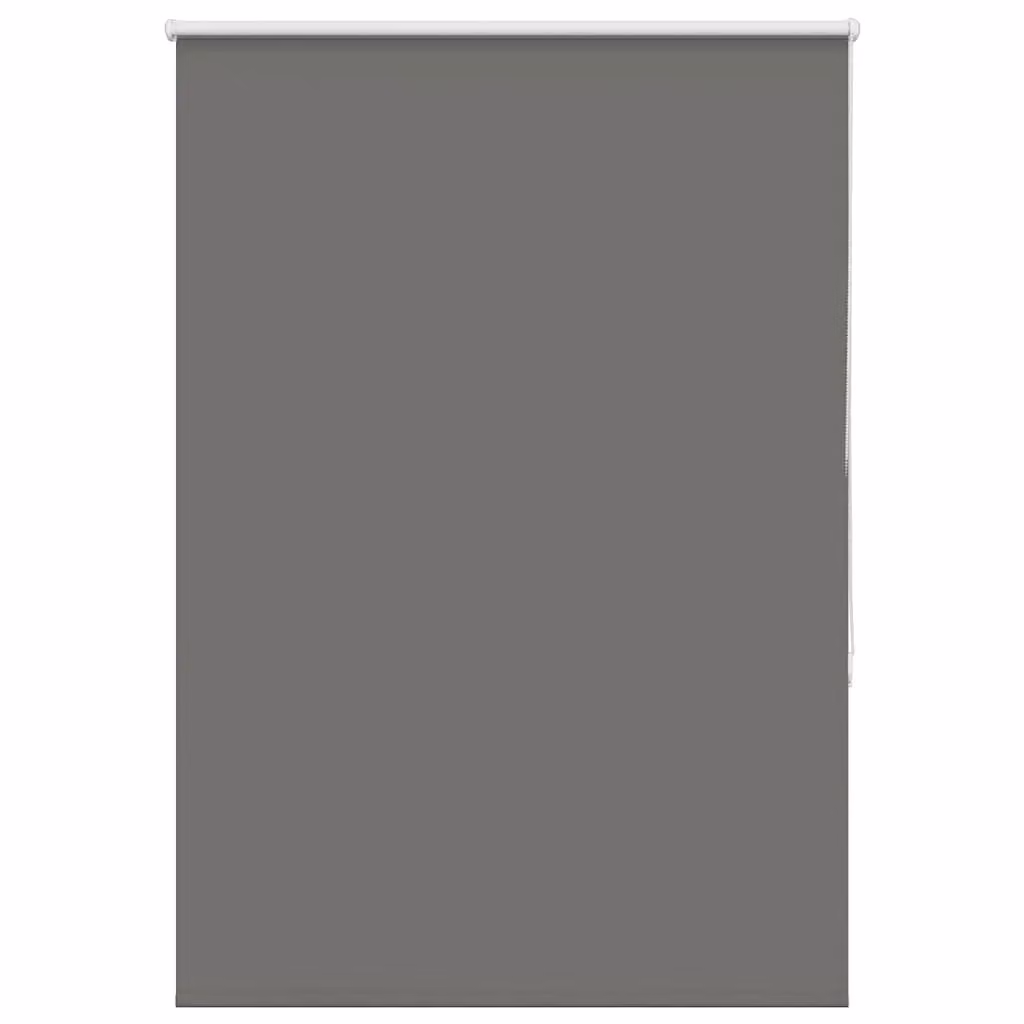 Berkfield Home Grey Blackout Roller Blind, Thermal Insulating Polyester, W: 115 cm, H: 130 cm – 2