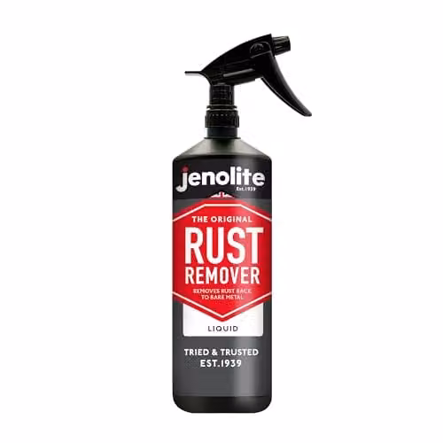 Jenolite Fast Acting Rust Remover for Metal with Trigger Spray, 1 Litre – 1