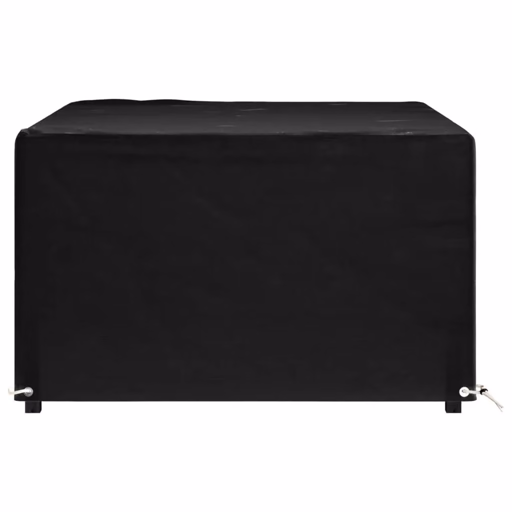 Berkfield Home Rectangular Garden Furniture Cover with 8 Eyelets, Black, W: 180 cm, D: 135 cm, H: 80 cm – 3