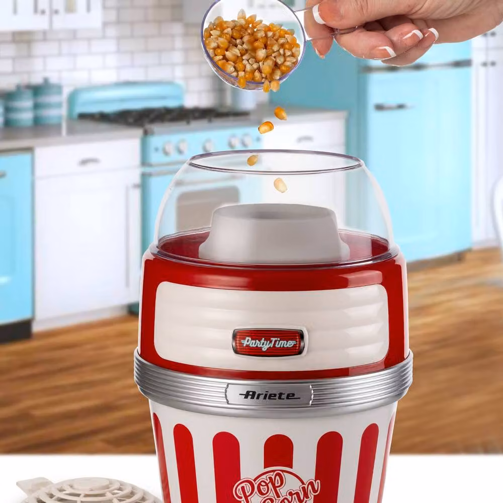 Ariete Retro Style Candy Floss and Popcorn Maker Set, Red – 3