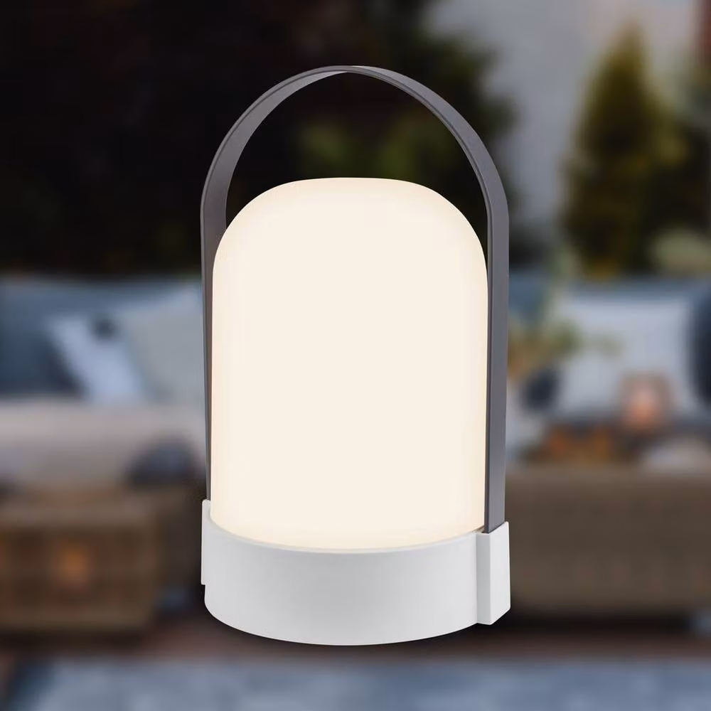 Briloner Rechargeable Dimmable LED Table Lamp, Grey Anthracite, W/D/H: 14.5 x 13.5 x 24 cm – 2