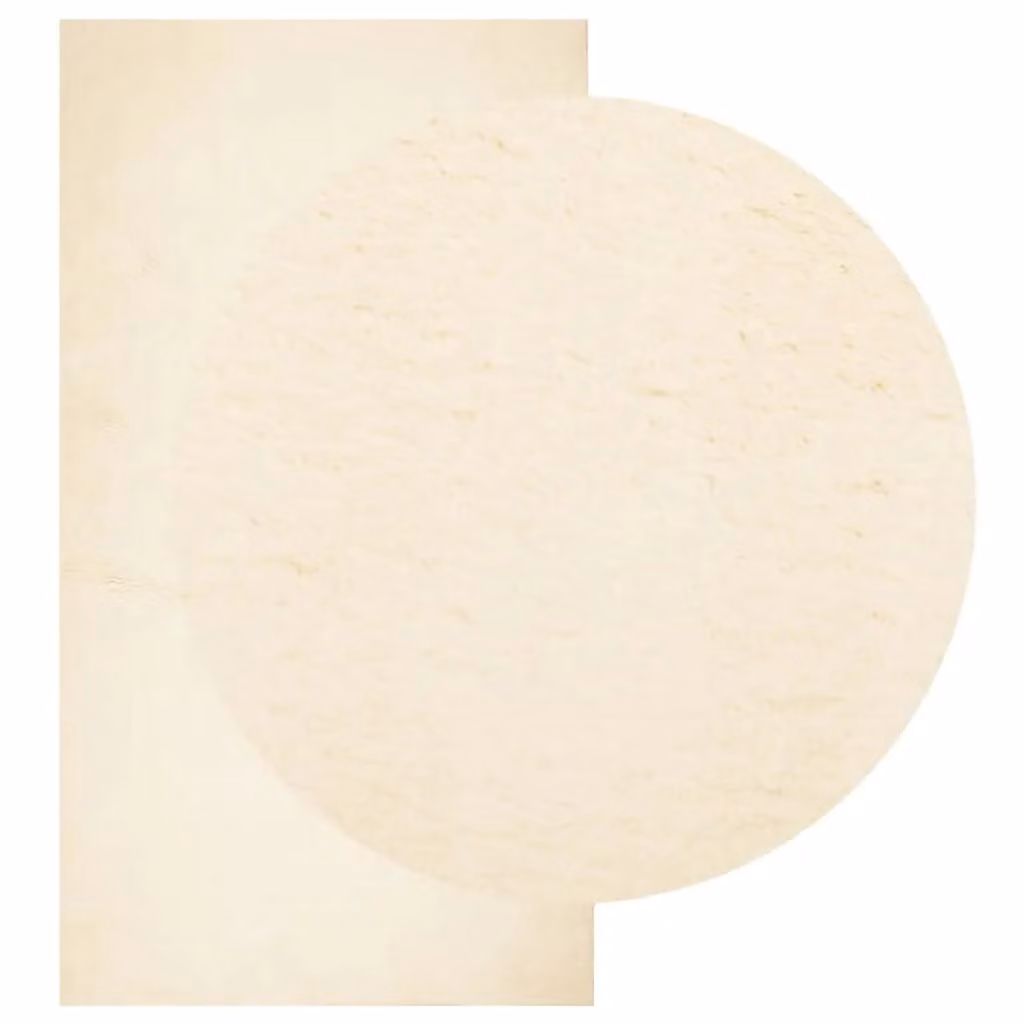 Berkfield Home HUARTE Short Pile Washable Rug, Beige, W: 80 cm, L: 150 cm – 1