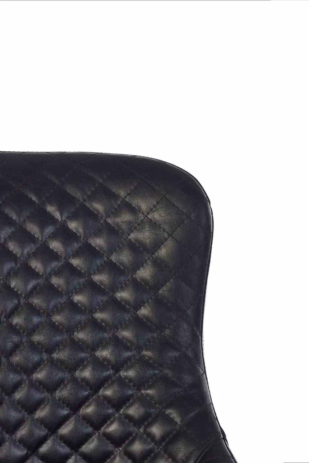 Julian Bowen Luxe Modern Upholstered Task Chair in Black Synthetic Leather, W: 52 cm, D: 60 cm – 8
