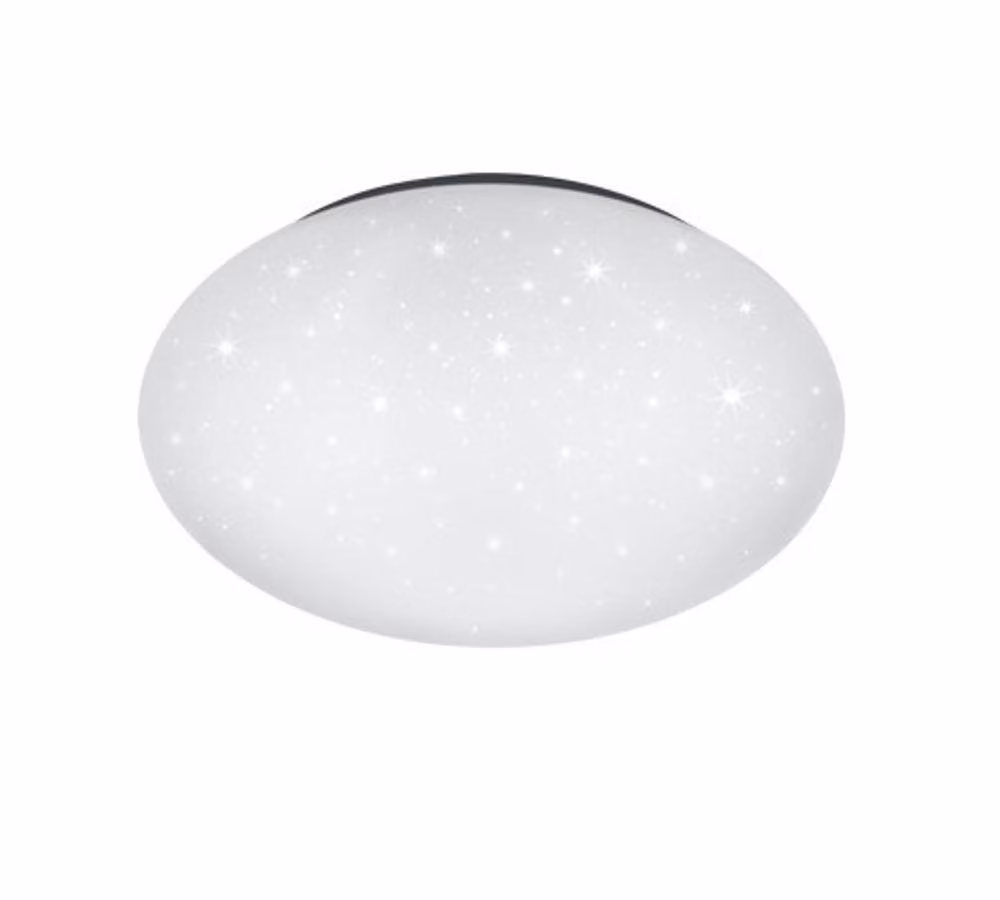 Trio Lighting Putz Modern LED Bathroom Ceiling Light, White, 4000K, IP44, Diameter: 27 cm – 2