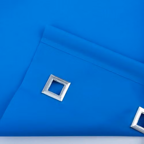 A.Unique Home Trimmable Square Eyelet Roller Blind in Royal Blue, W: 90 cm, H: 170 cm – 2