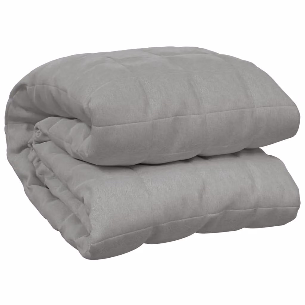Berkfield Home Grey Weighted Blanket, W: 200 cm, D: 230 cm, 13 kg – 1