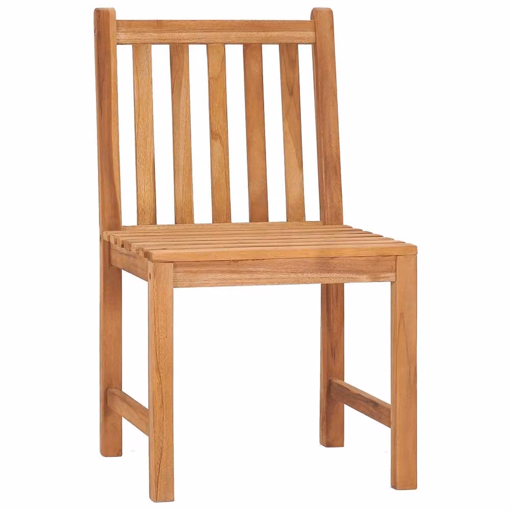 Berkfield Home 7 Piece Classic Garden Dining Set in Brown Solid Lacquered Teak Wood – 4