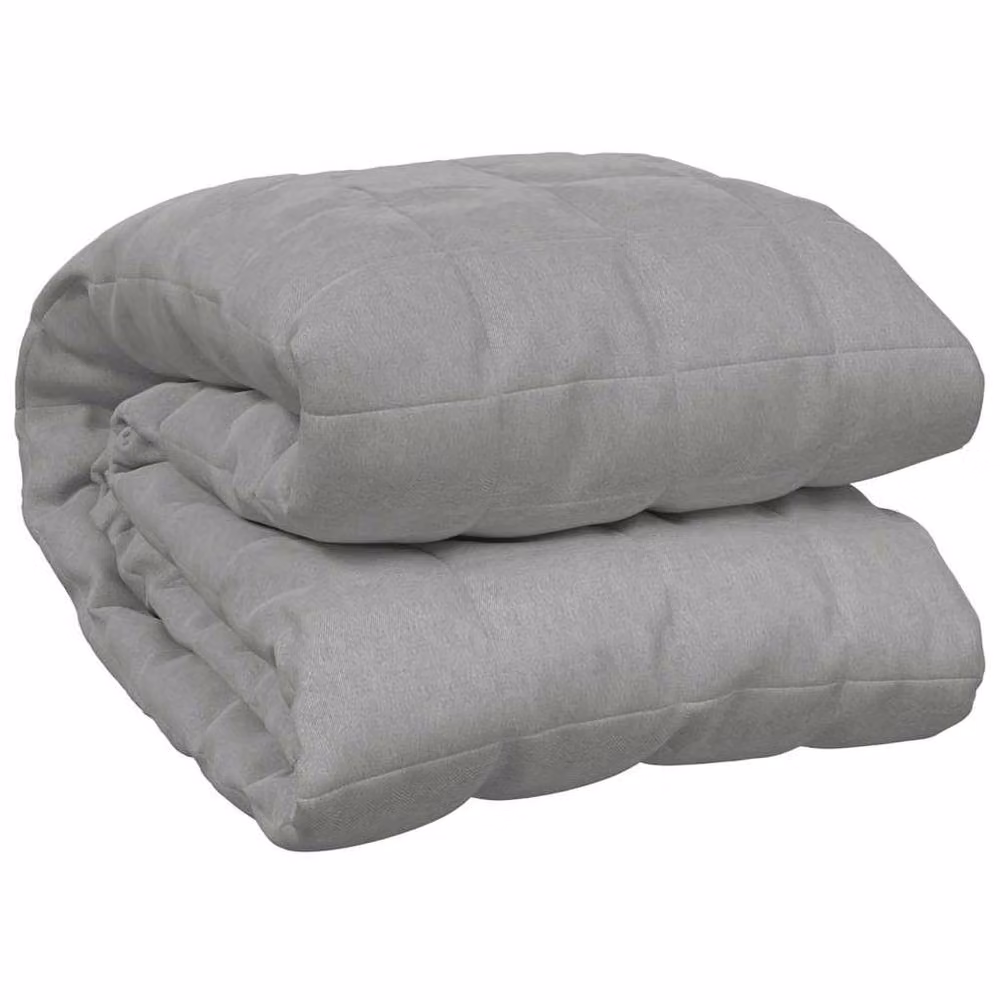 Berkfield Home Grey Weighted Blanket with Glass Beads, W: 150 cm, L: 200 cm, 7 kg – 2