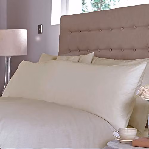 Charlotte Thomas Sestina Cotton Percale Bolster Pillowcase in White