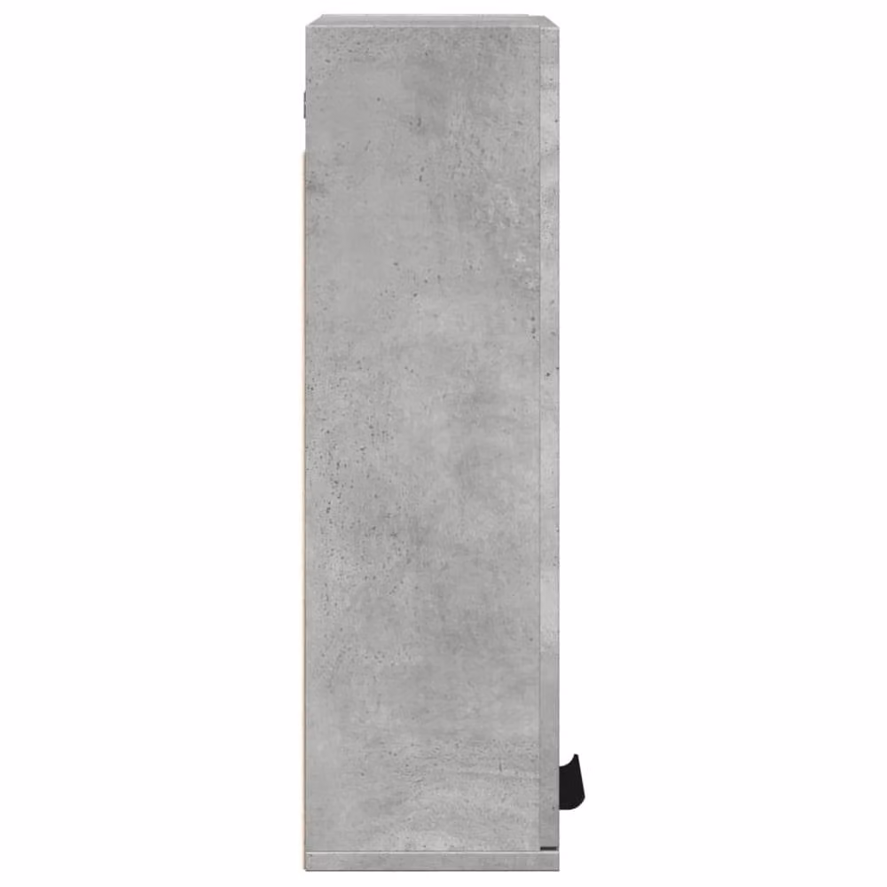 Berkfield Home Wall-mounted Bathroom Cabinet in Concrete Grey, W/D/H: 32 x 20 x 67 cm – 2