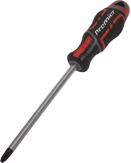 Loops PREMIUM Phillips 3 x 150mm Screwdriver with Ergonomic Soft Grip and Magnetic Tip in Multicolour
