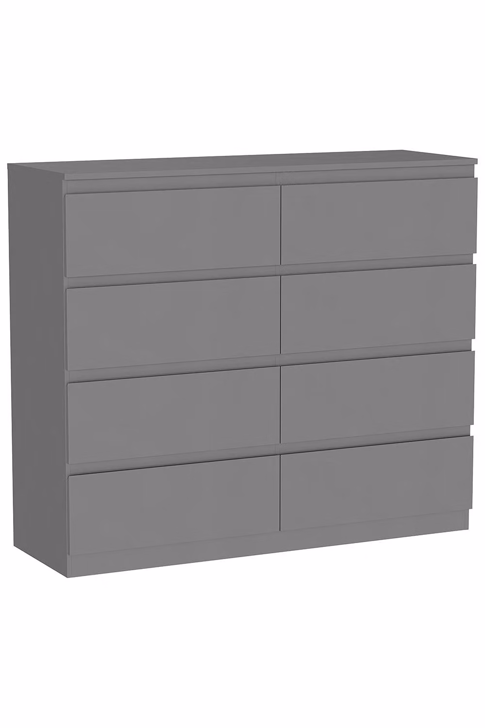 Vida Designs Denver 8 Drawer Storage Chest Bedroom Organiser in Grey – 5