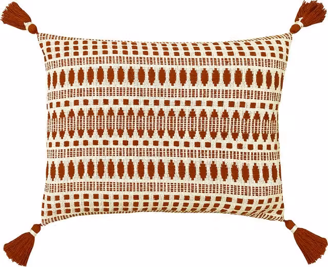 Make It A Home Ganado Woven Square Cushion in Brown