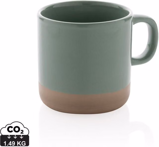 XD Design Green Glazed Ceramic Mug, 360ml