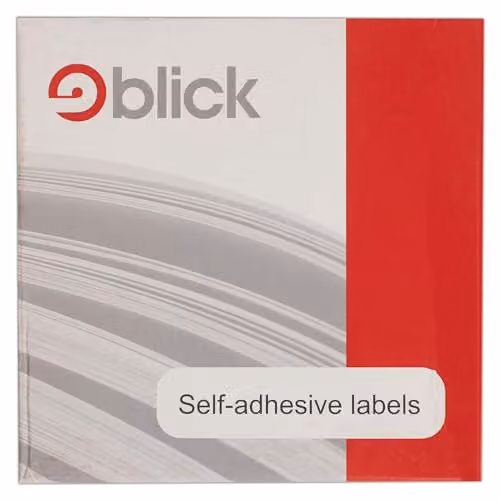 Blick Red Self Adhesive Address Labels, 1792 Paper Stickers, 12mm x 18mm – 1