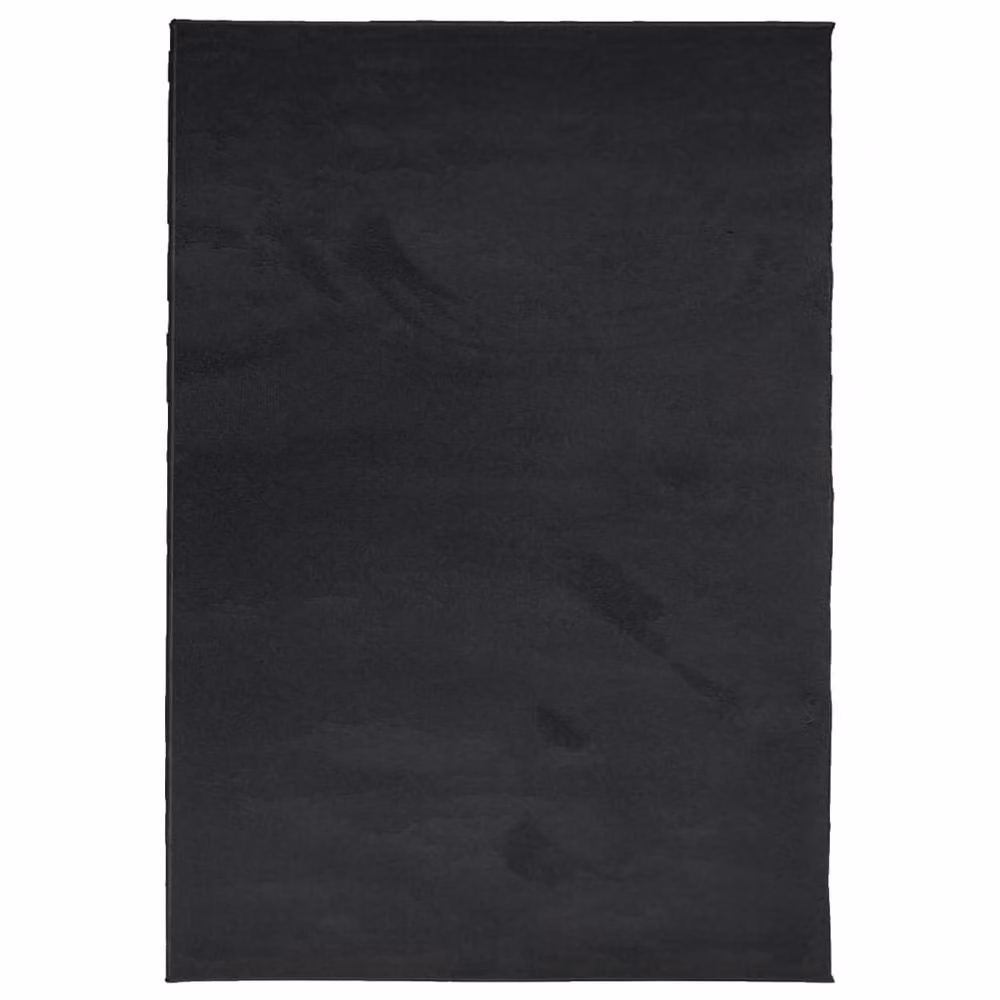 Berkfield Home OVIEDO Short Pile Rug, Black, W: 160 cm, D: 230 cm – 1