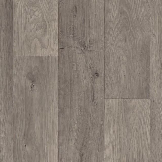 Aspin Grey Wood Look Plank Vinyl Flooring, Thickness: 2.8 mm