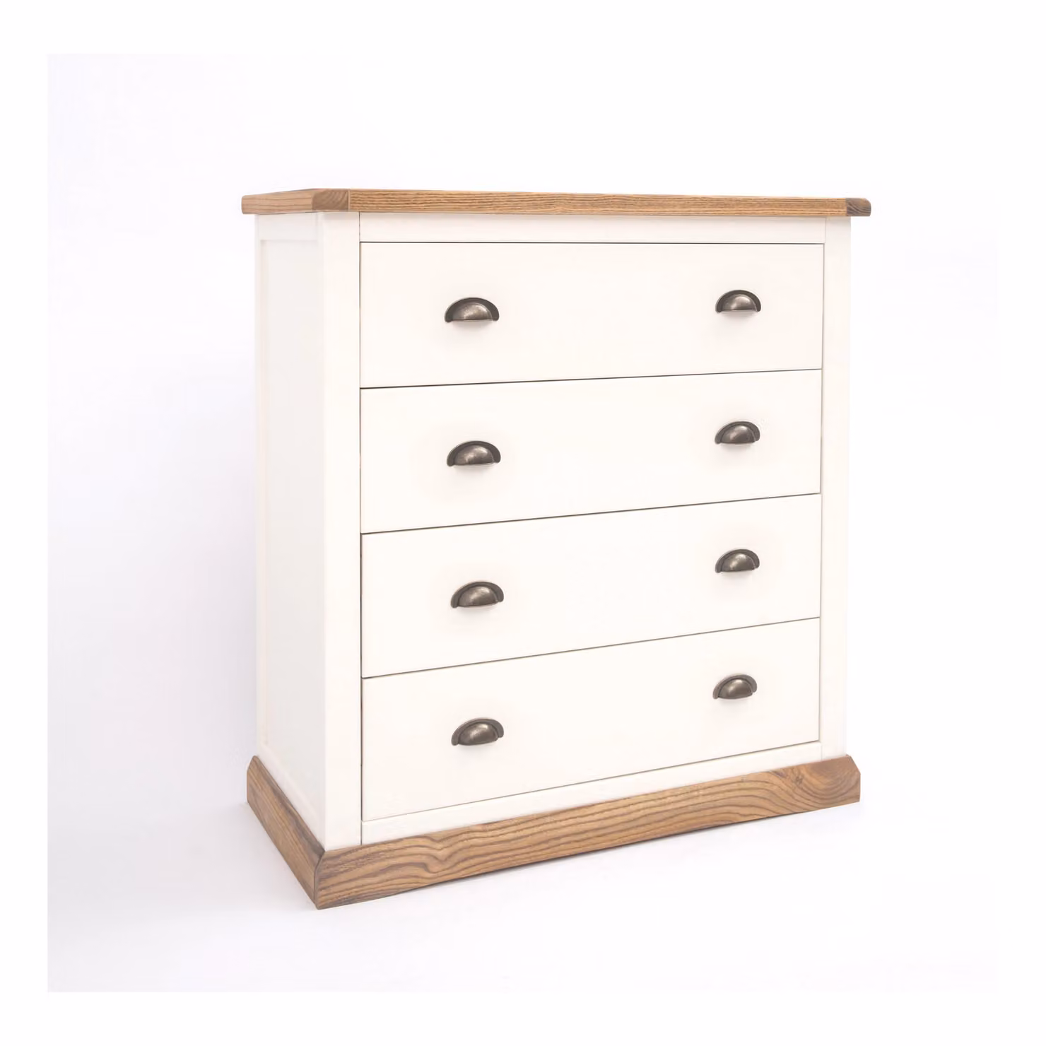 Cabinet Bits Tropea 4 Drawer Chest of Drawers in Off-White with Gold Brass Handles – 2