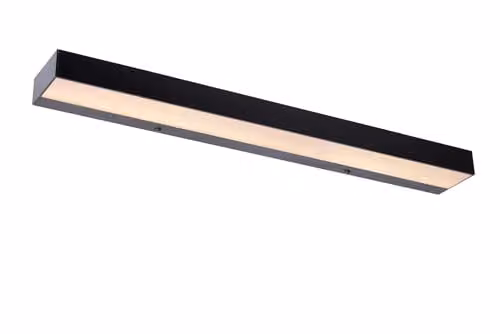 Lucide Netlighting Modern LED Wall Light for Bathroom, Black, 1x8W, 2700K, IP44 – 1