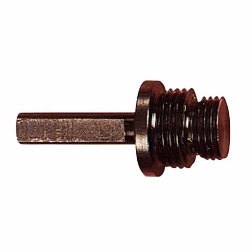Starrett KA19 Bimetal Hole Saw Arbor in Black and Silver with Stainless Steel Pilot Drill