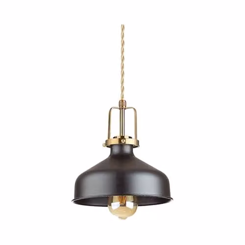 Netlighting Eris2 Indoor Dome Ceiling Pendant Lamp, Black, E27
