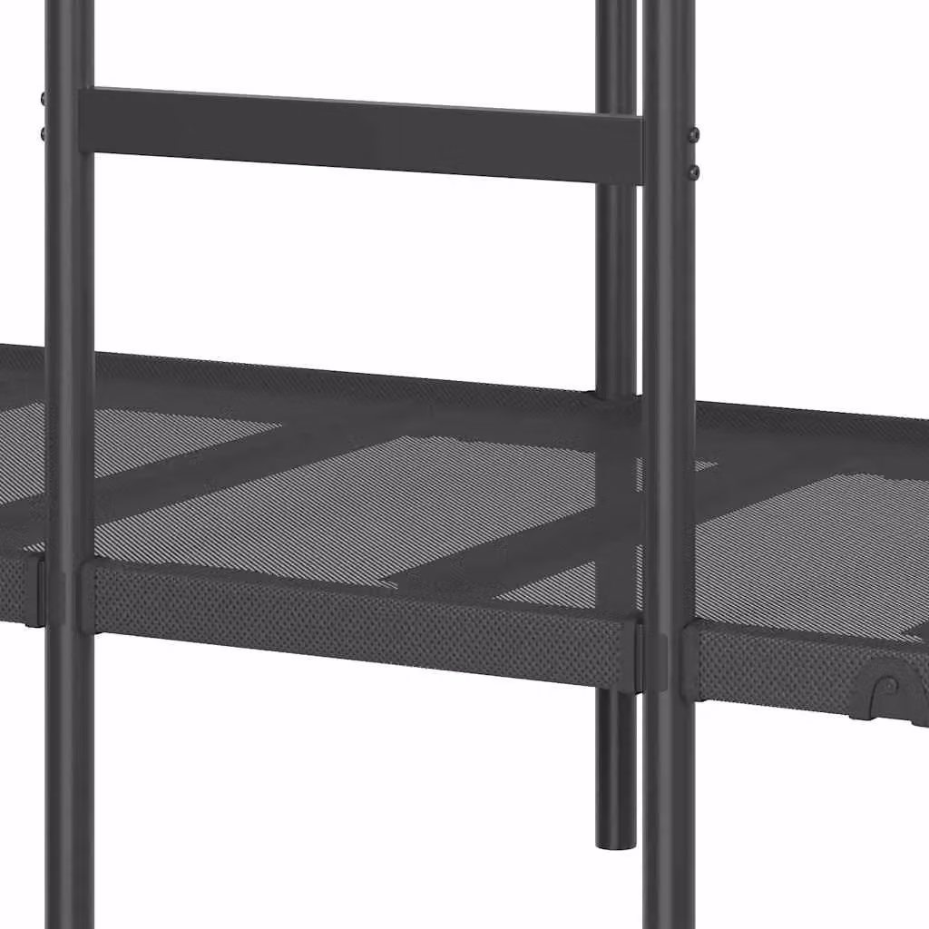 Berkfield Home Metal Bunk Bed in Black, W/D/H: 100 x 200 cm – 4