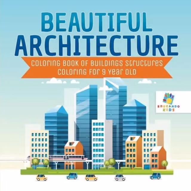 Educando Kids Beautiful Architecture Colouring Book of Buildings and Structures in Multicolour