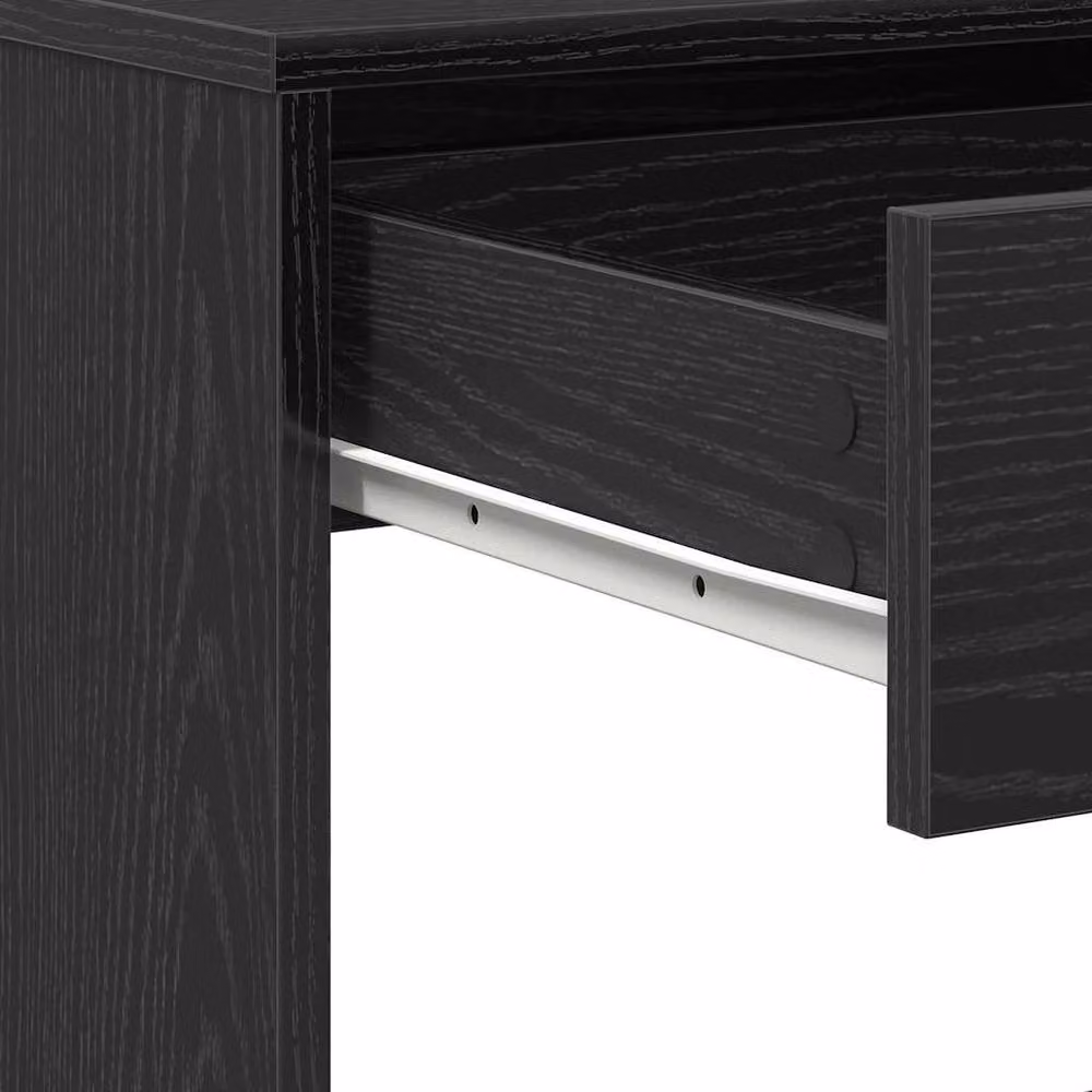 Berkfield Home Writing Desk in Black Oak, W/D/H: 101 x 50 x 76.5 cm – 5