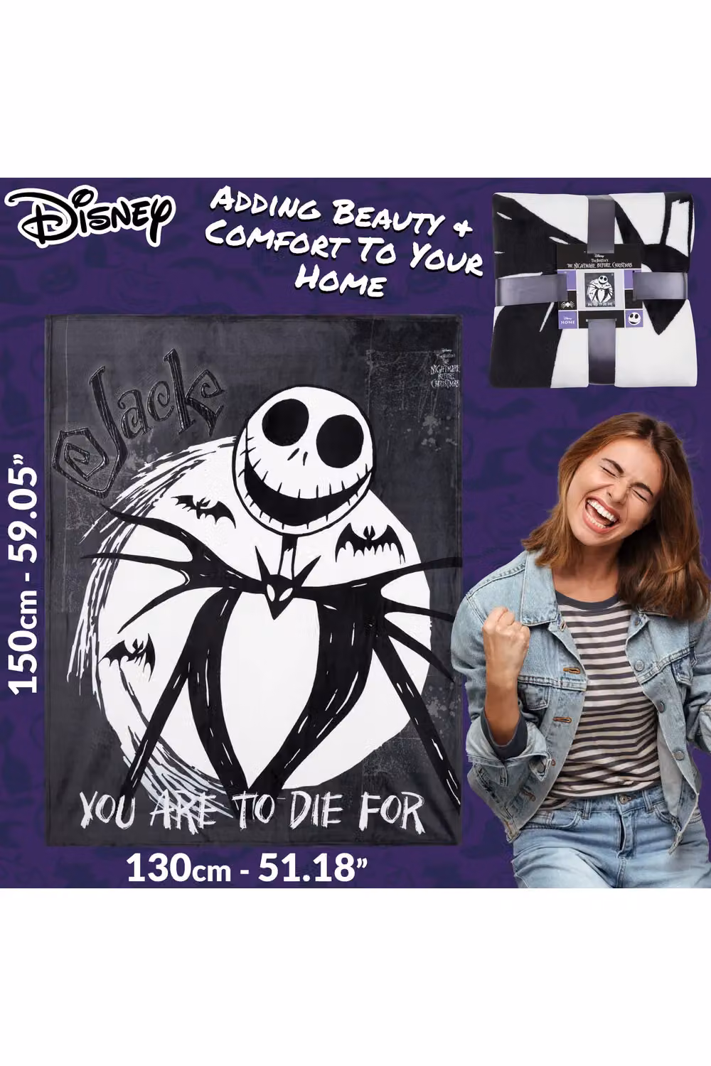 Disney Black Fleece Blanket – 5