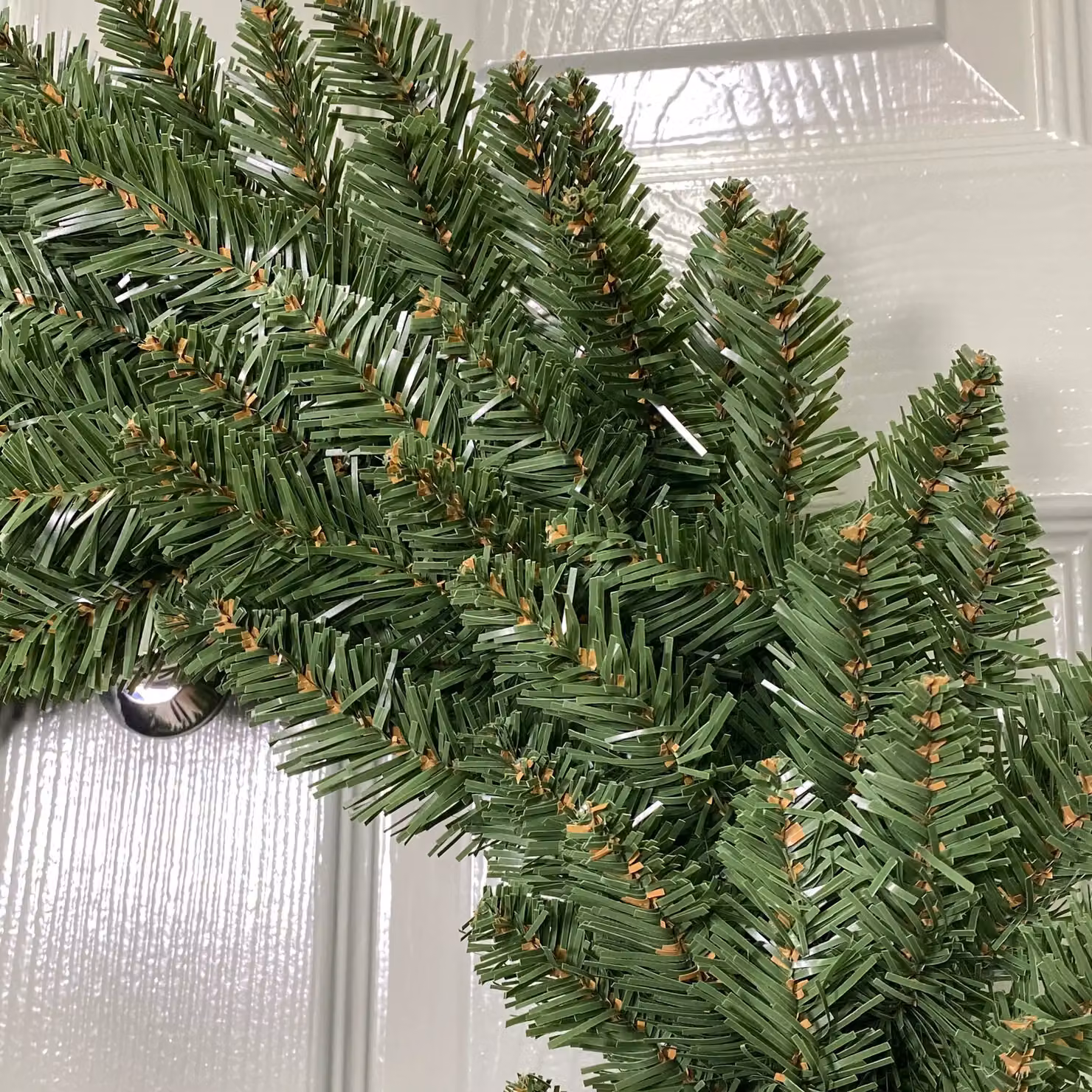 Samuel Alexander Plain Green Christmas Wreath, Diameter: 60 cm – 3