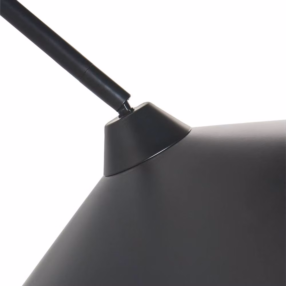 Wyld and Coco Black Metal Adjustable Bell Wall Lamp – 3
