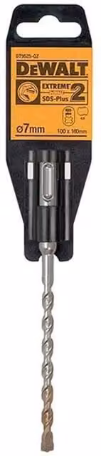 DeWalt SDS Plus Extreme 2 Carbide Tipped Drill Bit in Silver and Multicolour