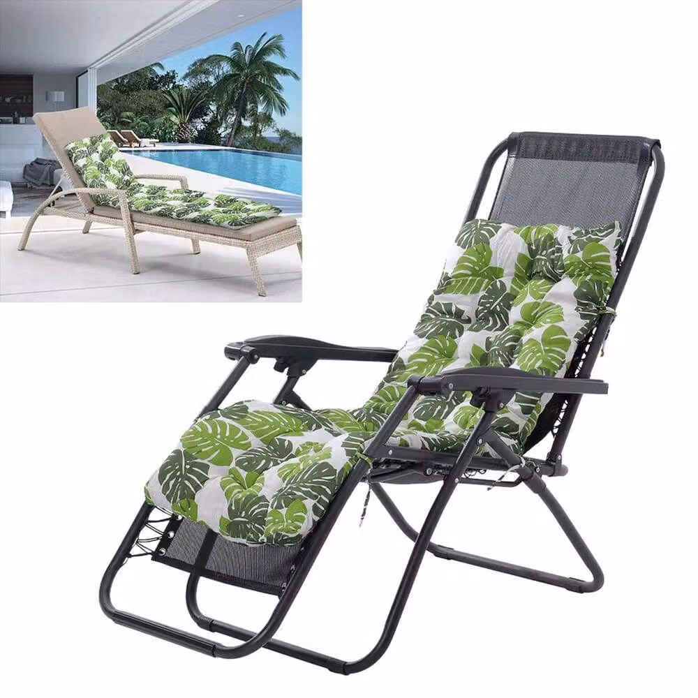 Kelvenix Tropical Banana Leaves Garden Bench Cushion in Green, W/D/H: 190 x 100 x 8 cm – 3