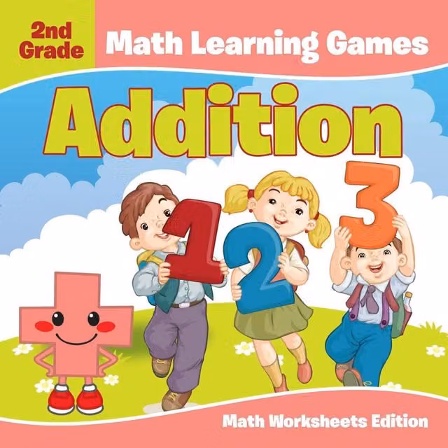 Baby Professor 2nd Grade Math Learning Games: Addition Math Worksheets Edition, Multicolour