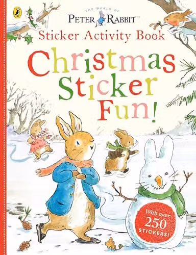 Puffin Peter Rabbit Christmas Fun Sticker Activity Book, Multicolour