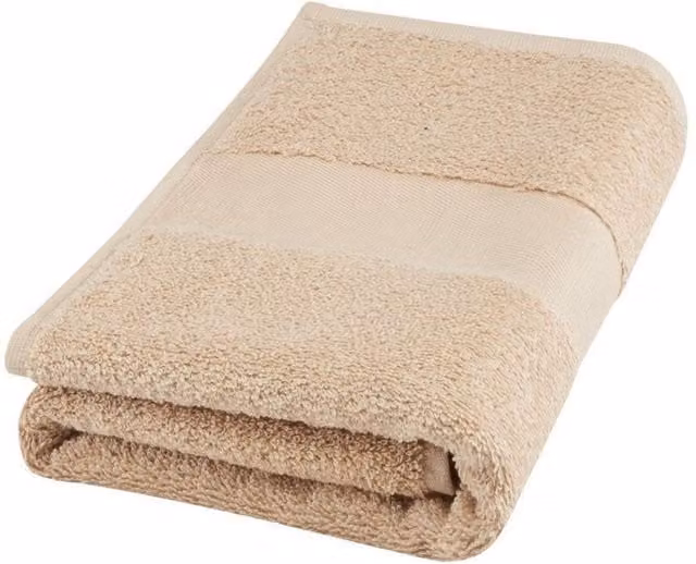 Bullet Charlotte Cotton Terry Bath Towel in Beige