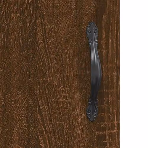 vidaXL Modern Sideboard in Brown Oak, W/D/H: 34.5 x 34.0 x 90.0 cm – 5