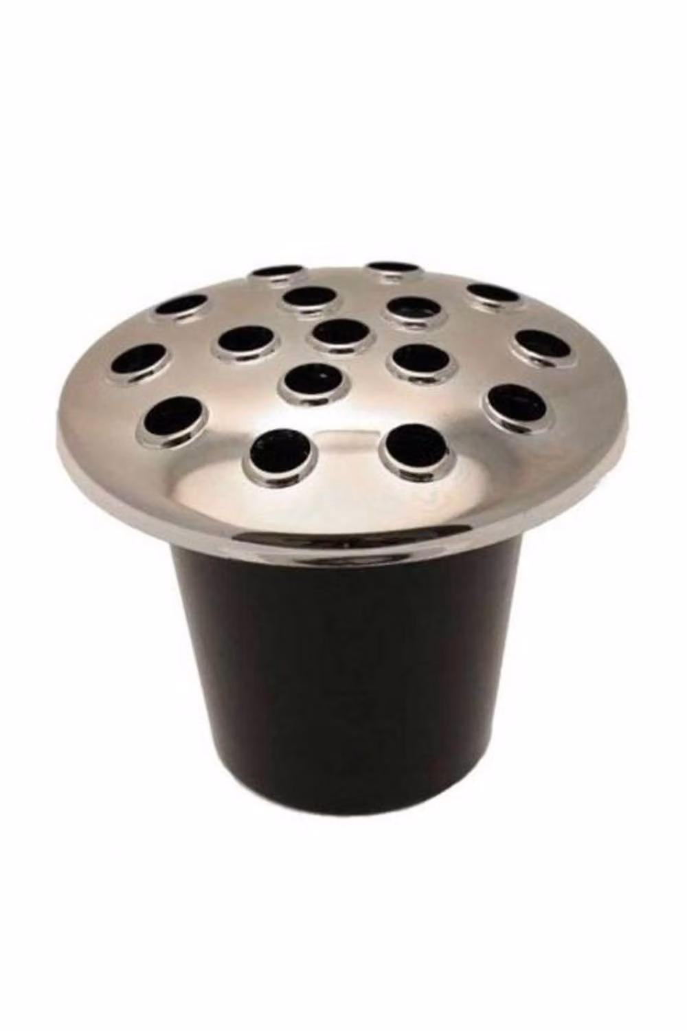 KDMD Black Grave Vase Liner with Silver Lid, 5 Pack – 2