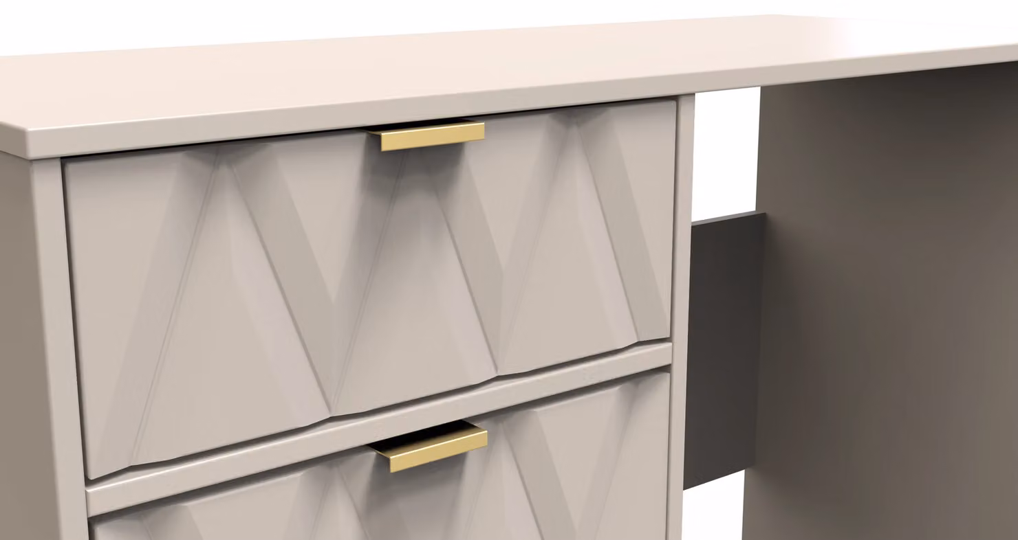 2 U Dallas 4 Drawer Vanity in Taupe – 2