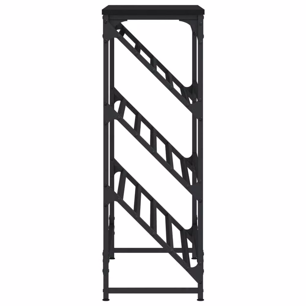 Berkfield Home Black Shoe Rack W/D/H: 90 x 30 x 85 cm – 5