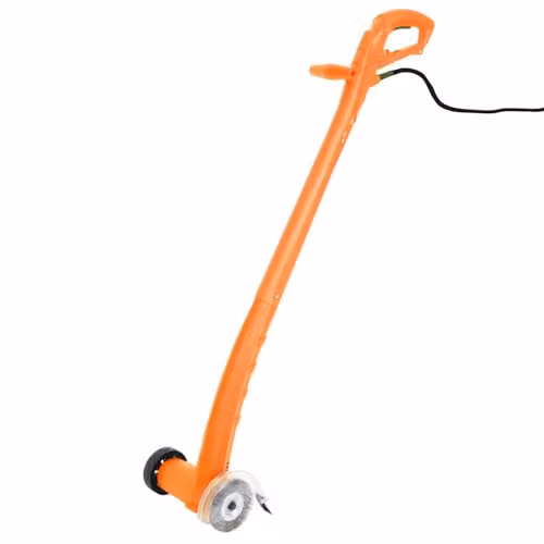 Lazy Tools Lazy-Weeder Electric Weed Remover with 2 Brushes in Orange