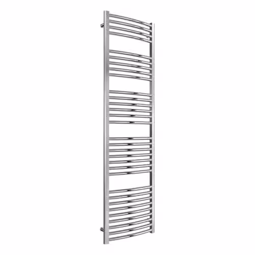 Bathroom Kingdom Diva Chrome Straight Heated Towel Rail, Silver, W: 400 mm, H: 800 mm – 2