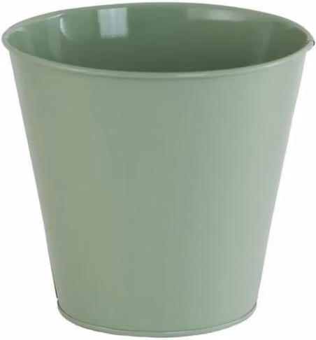 KDMD Sage Green Matt Zinc Planter Tub, 4 Pack – 1