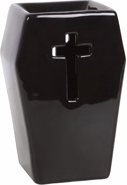Something Different Coffin Oil Burner in Black