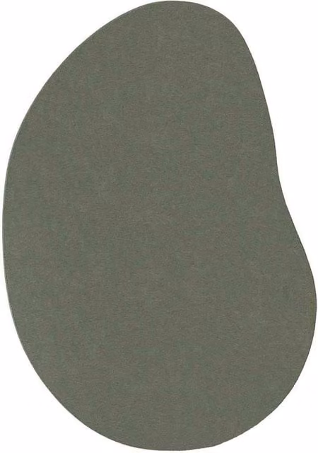 Berkfield Home Oval Area Rug in Forest Green, W: 80 cm x L: 150 cm, Non-Slip and Washable Polyester