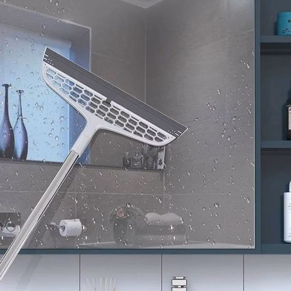 PAWNORA Grey Bathroom Glass Squeegee Cleaner, W: 36 cm, H: 86 cm – 2