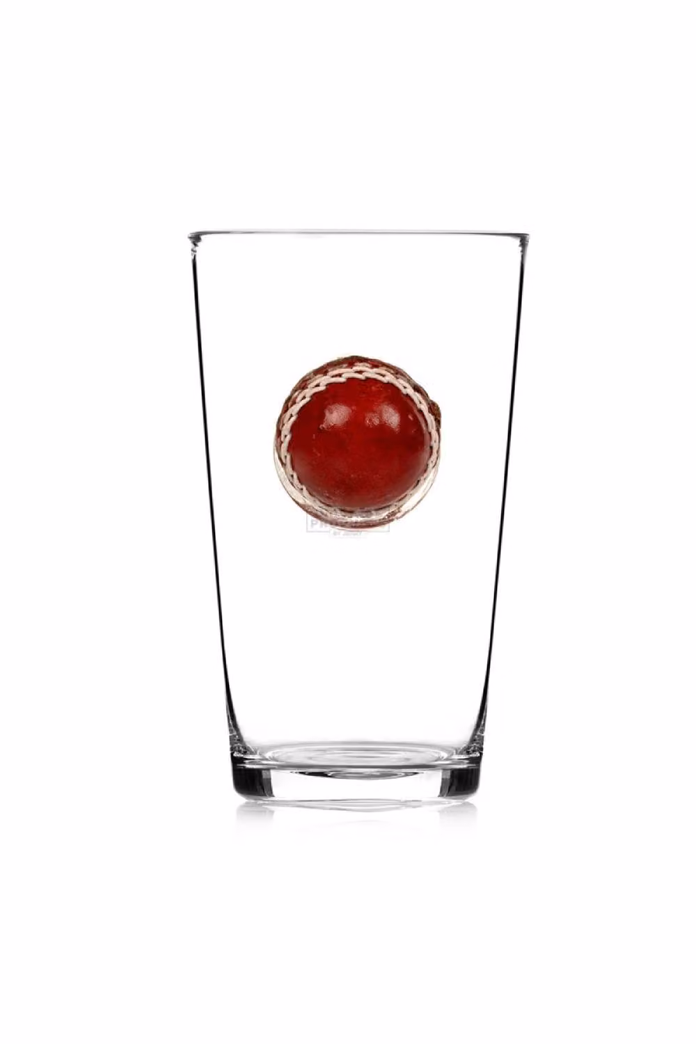 Bar Bespoke Cricket Ball Tumbler and Beer Glass Set in Transparent Glass – 2
