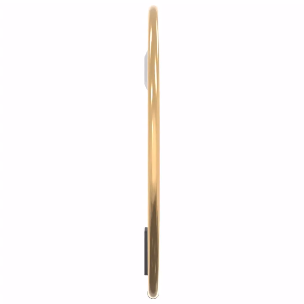 Berkfield Home Round Gold Wall Mirror, Diameter: 20 cm – 2
