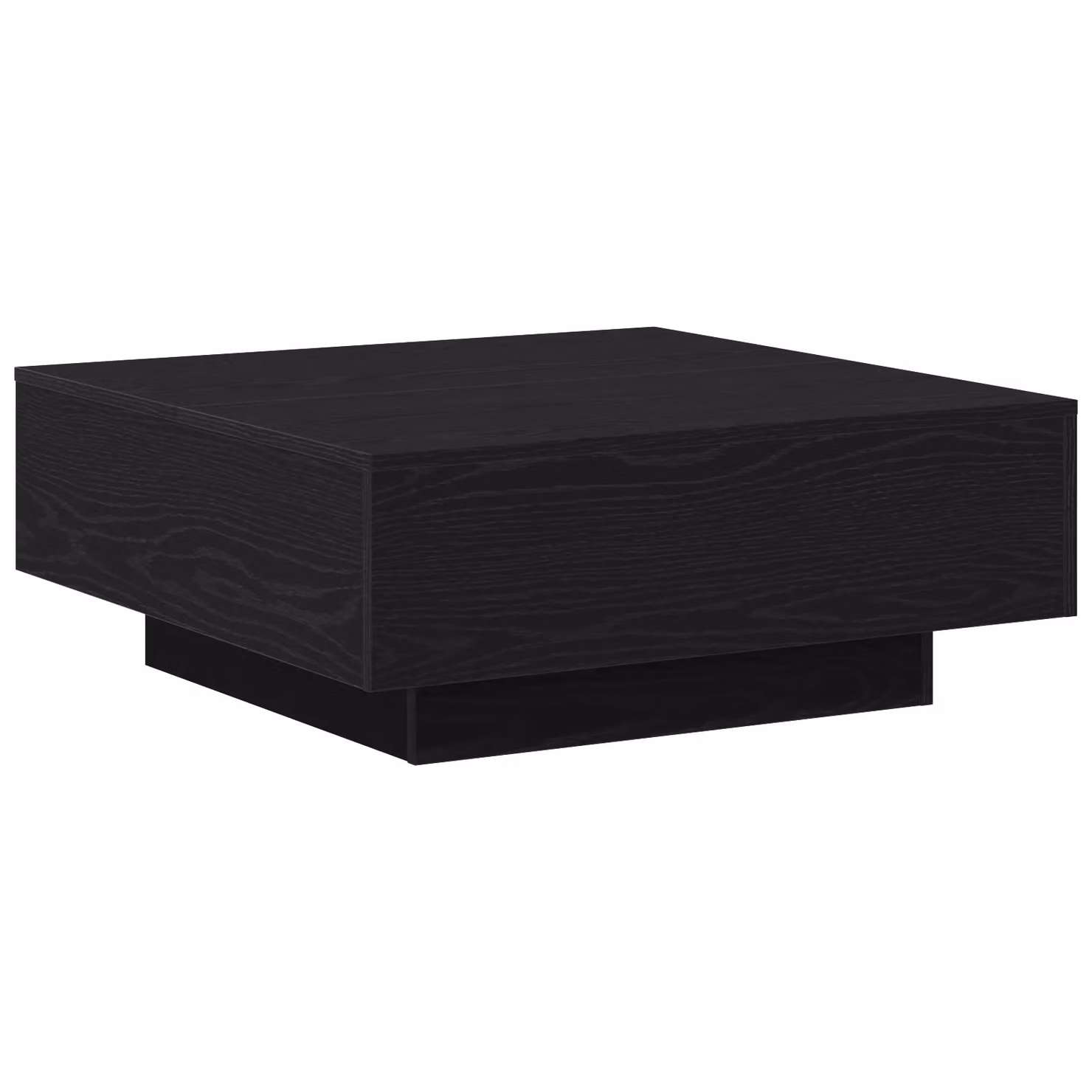 Berkfield Home Black Oak Coffee Table, W/D/H: 80 x 80 x 31 cm – 2