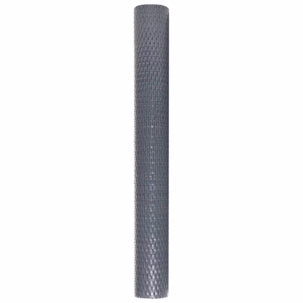 Berkfield Home Anthracite Poly Rattan Balcony Screen, W: 500 cm, H: 100 cm – 4